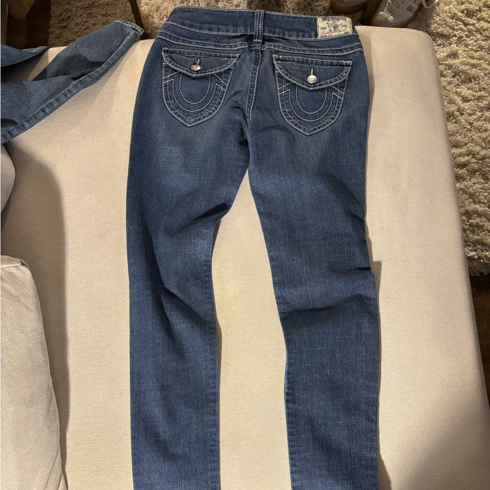 True Religion Dark Blue Skinny Jeans